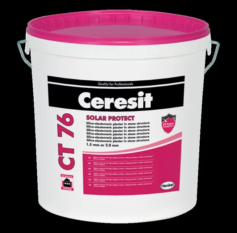 Ceresit CT76 Solar Protect 1.5mm Silicon-Elastomer Render 25kg